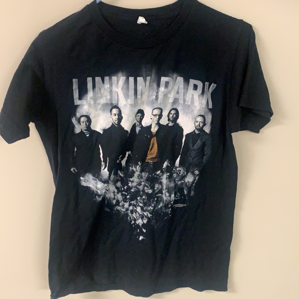 Linkin park black unisex tee shortsleeved size s